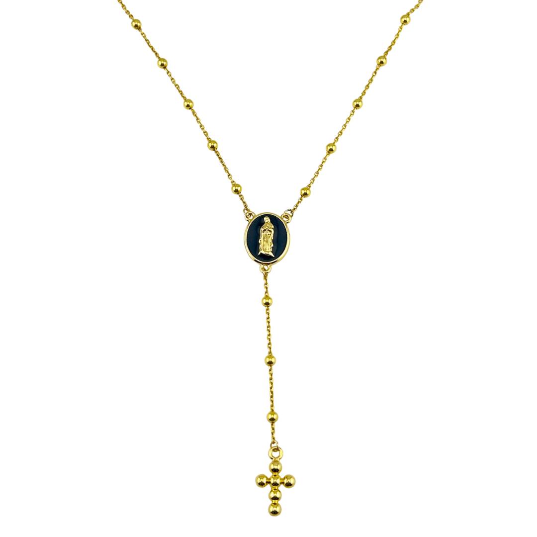 "Rosarietta" Rosary style necklace