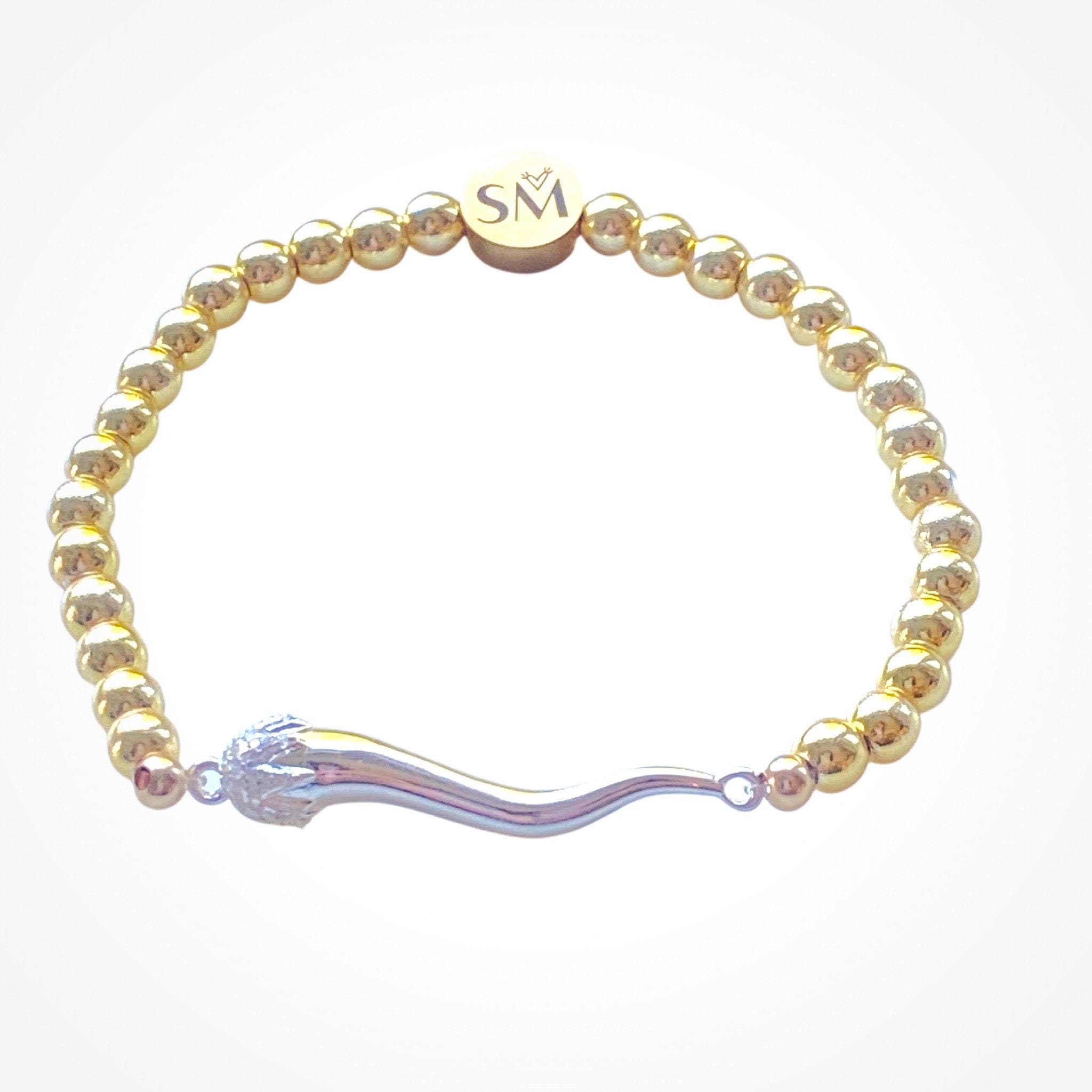 “Ventura” Cornicello Connector Bracelet (MIXED METAL)